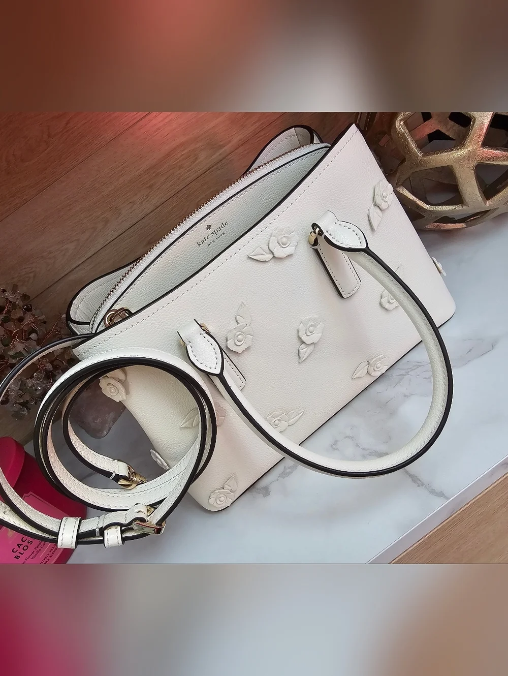 Kate Spade Thompson Street Floral Small Satchel Bag.